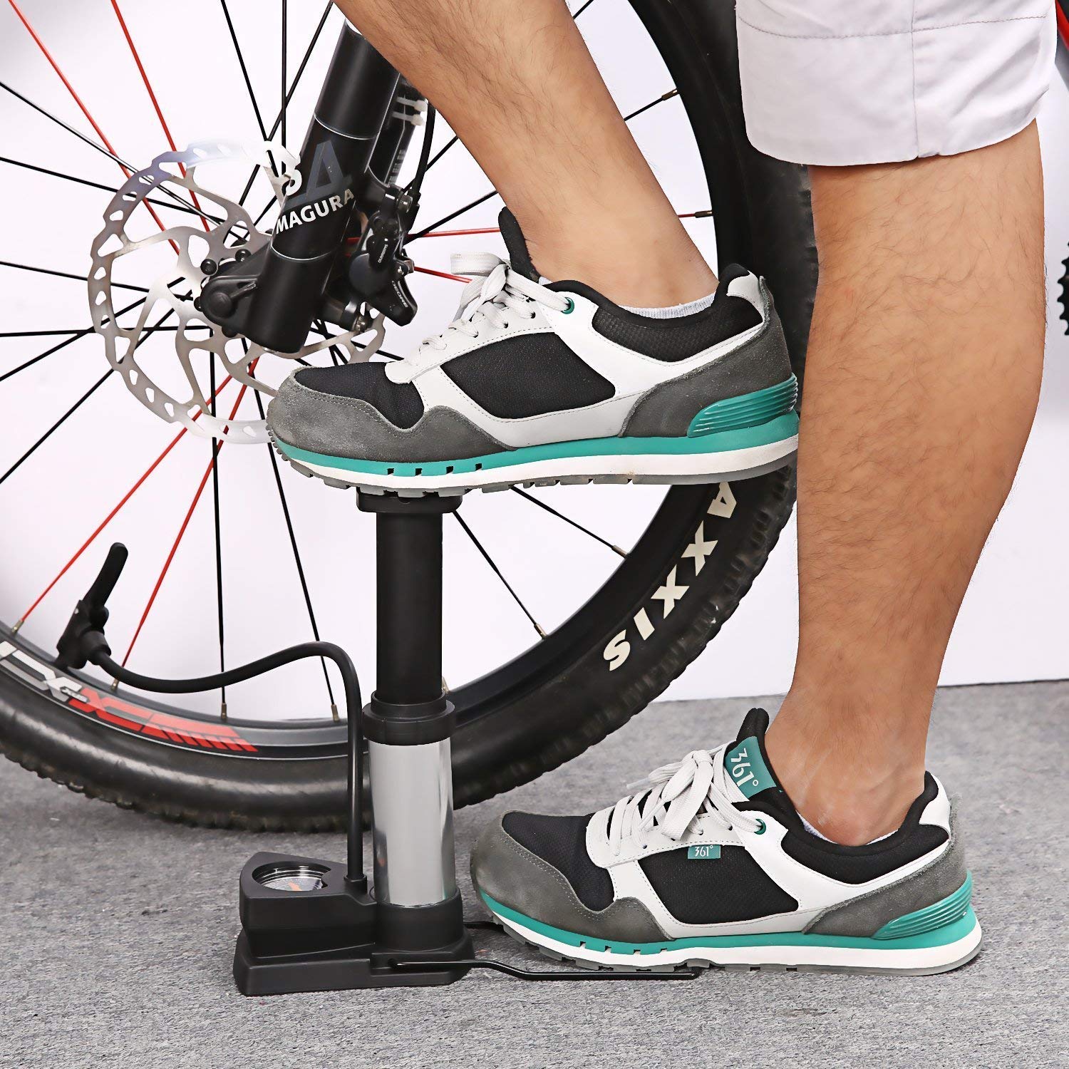 Foot Activated Portable Mini Tire Pump