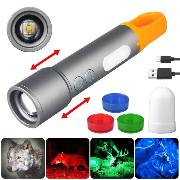 Super Powerful Bright Rechargeable Led Flashlight Torch