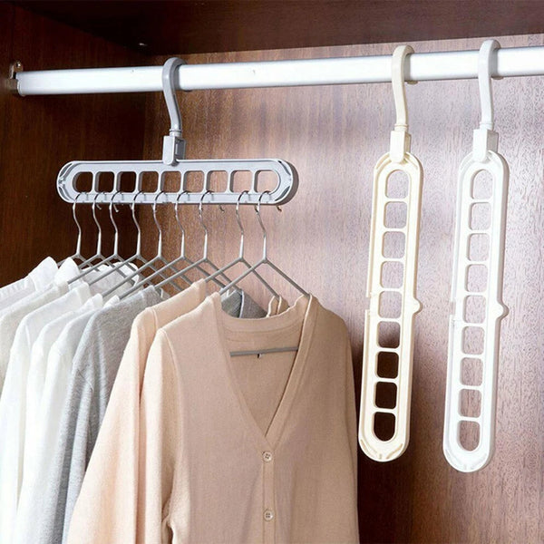 2Pcs Space Saving Hanger 360 Rotating Magic Hanger