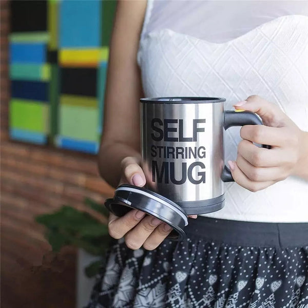 Self Stirring Auto Coffee Mug Cup, Self Mixing & Spinning