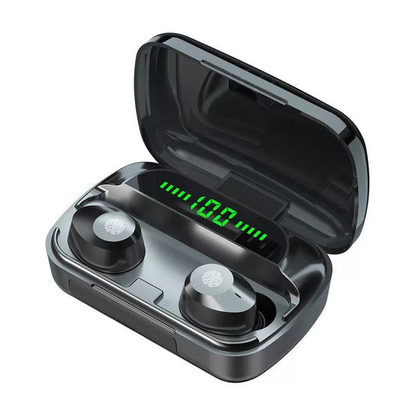 M5 TWS Touch Stereo Bluetooth Wireless Earbuds with LED Digital Display