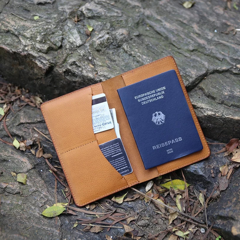 Premium Quality Genuine Leather Passport Holder with Cardholder (GL Passport Holder)