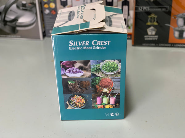 SILVER CREST  White Chopper 3L Stainless Steel Bowl