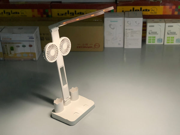 Study Light With Dual Fans