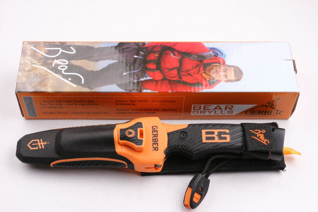 Gerber Bear Grylls - Fixed Blade Knife - with Fire Starter