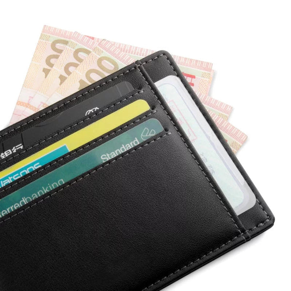 Slim Pocket Card Holder Wallet, Business ID Card Holder