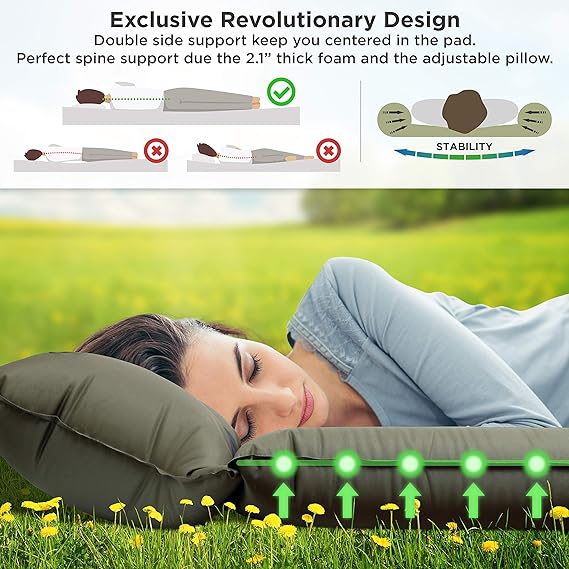 Ultra-Comfortable IFORREST Camping Sleeping Pad