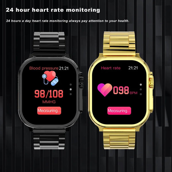 24K Gold Series Watch 8 Ultra Smartwatch