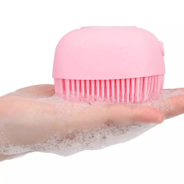 2 in 1 Silicone Bath Brush Liquid Shower Gel Dispenser