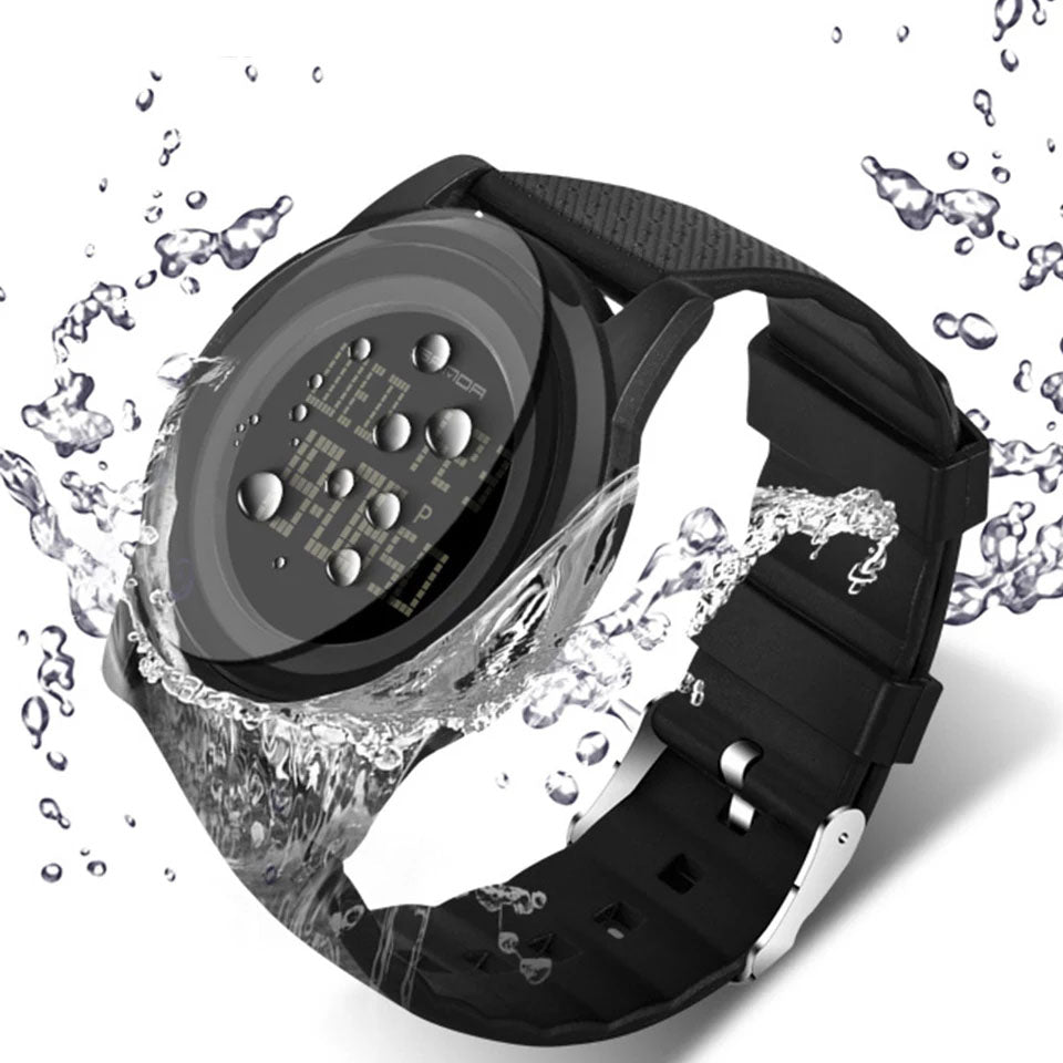 Taixun Ultra Thin Digital Sports Wrist Watch (Water Resistant)