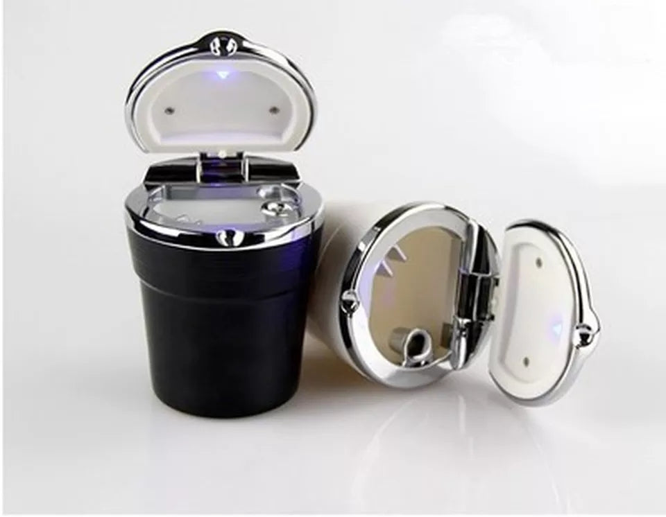 Car Cig-Ashtray Portable with Blue LED Light