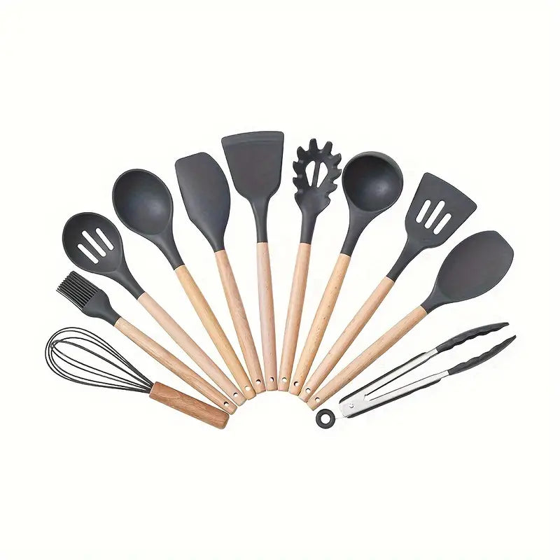 12 Pieces Kitchen Silicon Utensils Set