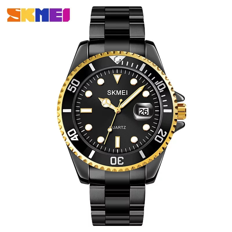 SKMEI 1779 Brand Business Stainless Steel Watch