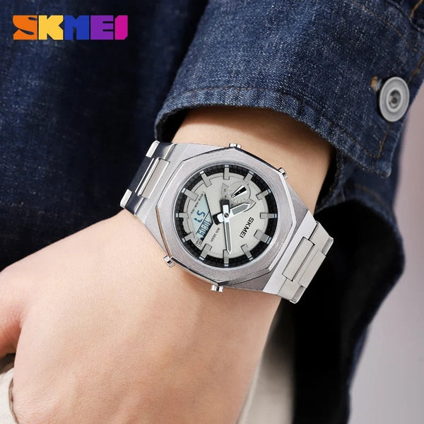 Skmei 1816 Dual Time Men's Quartz Analog Digital LED Watch