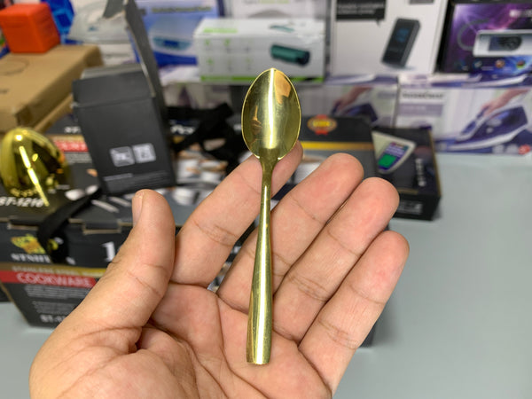 Golden Egg Tea Spoon