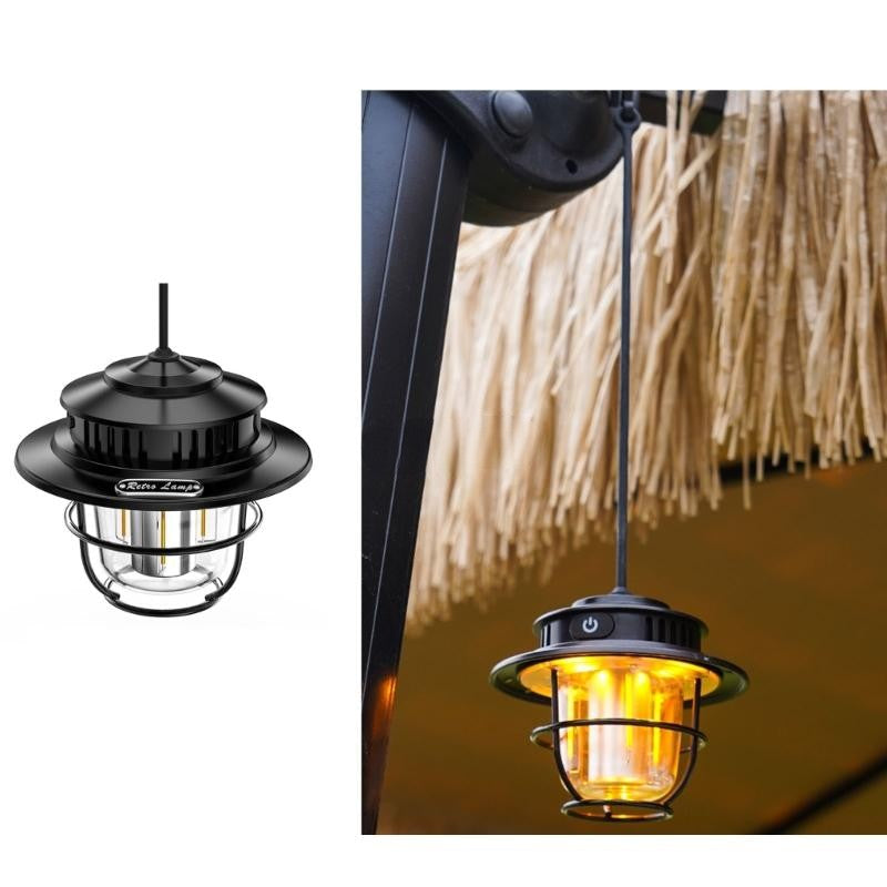 Camping LED Vintage Hanging Lantern/ Portable Camping Light