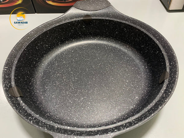 Bakhschie Brand Pure Granite non-stick Deep Frying Pan