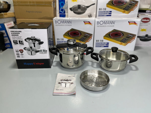 3 in 1 Automatic Safety Pressure Cooker Unique Brand