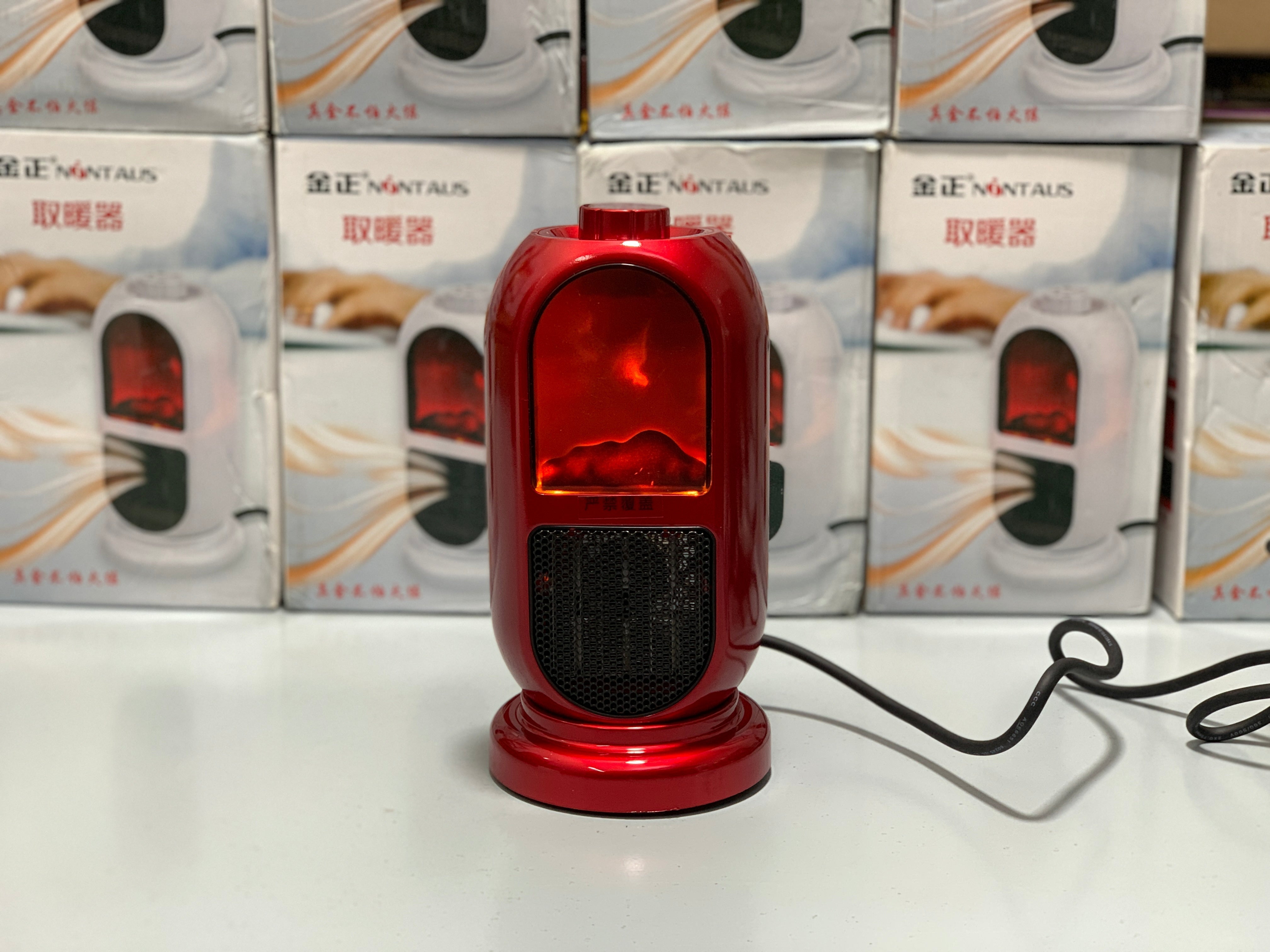 Portable Electric Heater For Room and Office with 3D Flame