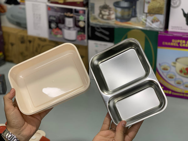 Kids Lunch Box with 2 Spoons and A tinny Container