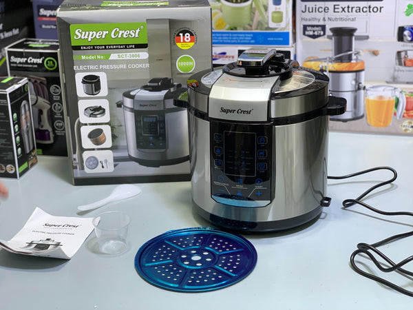 Super Crest Electric Pressure Cooker 1000w