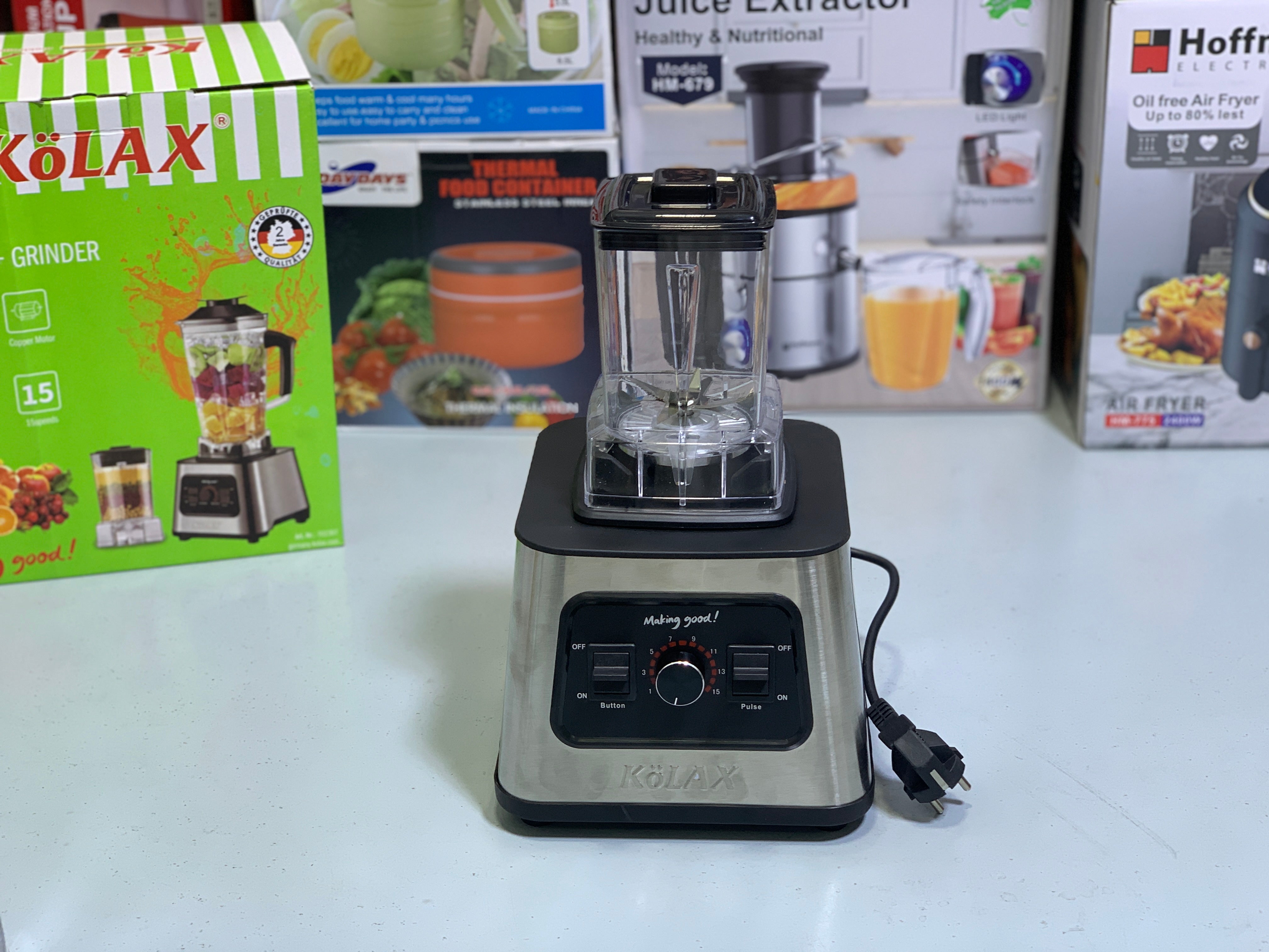 Kolax 2 in 1 Blender and Grinder Full Copper Motor 2.5L