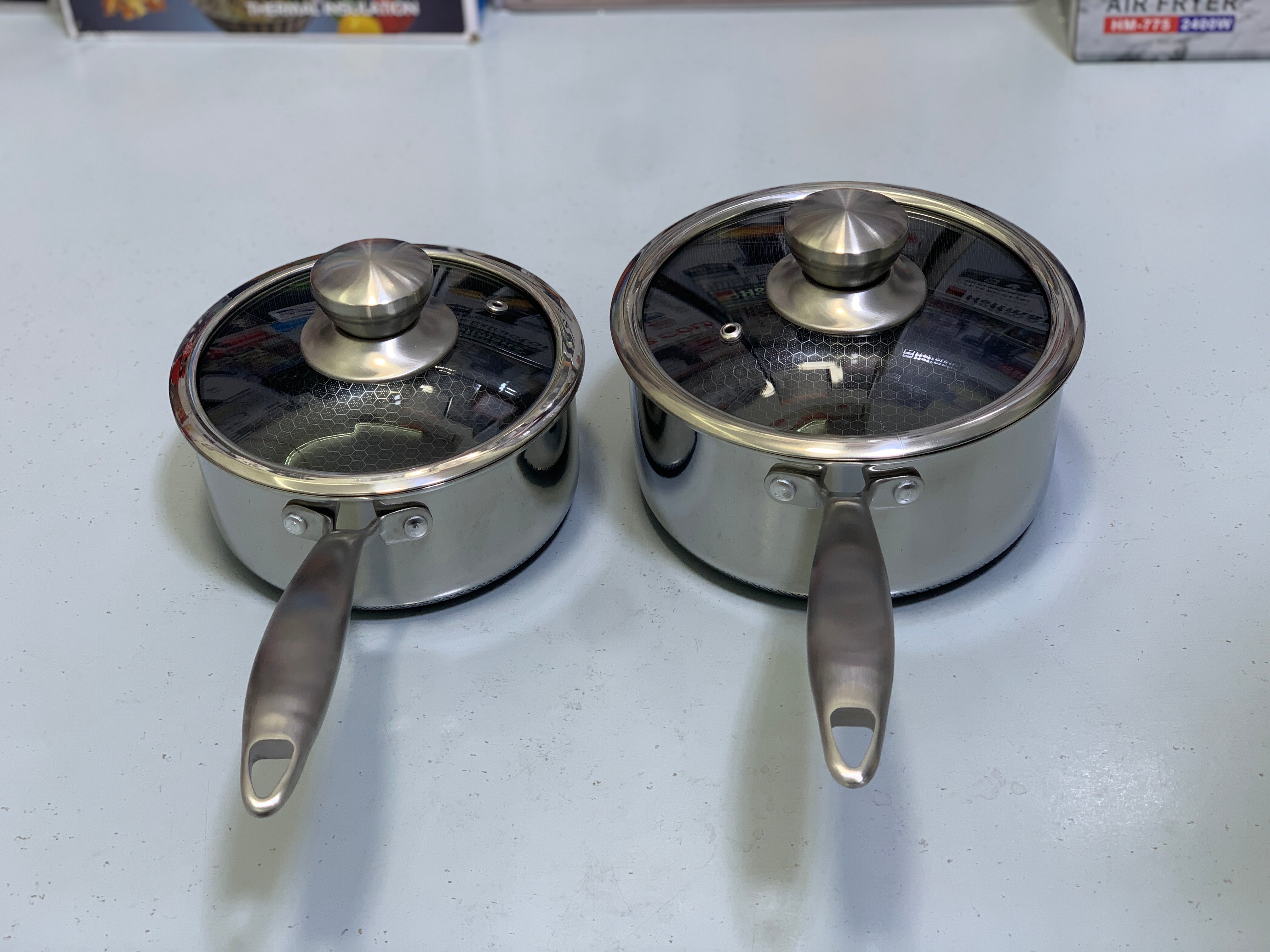 Laser Coating Sauce Pans 18cm and 20cm