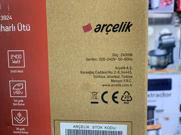 Arcelik’s steam Iron| Turkish Brand Pure Non Stick