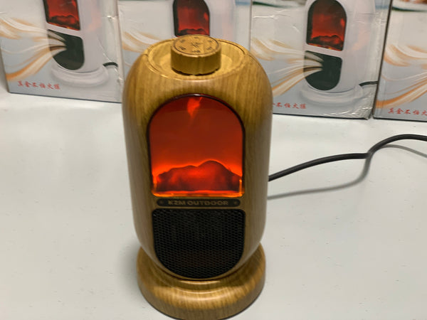 Portable Electric Heater For Room and Office with 3D Flame