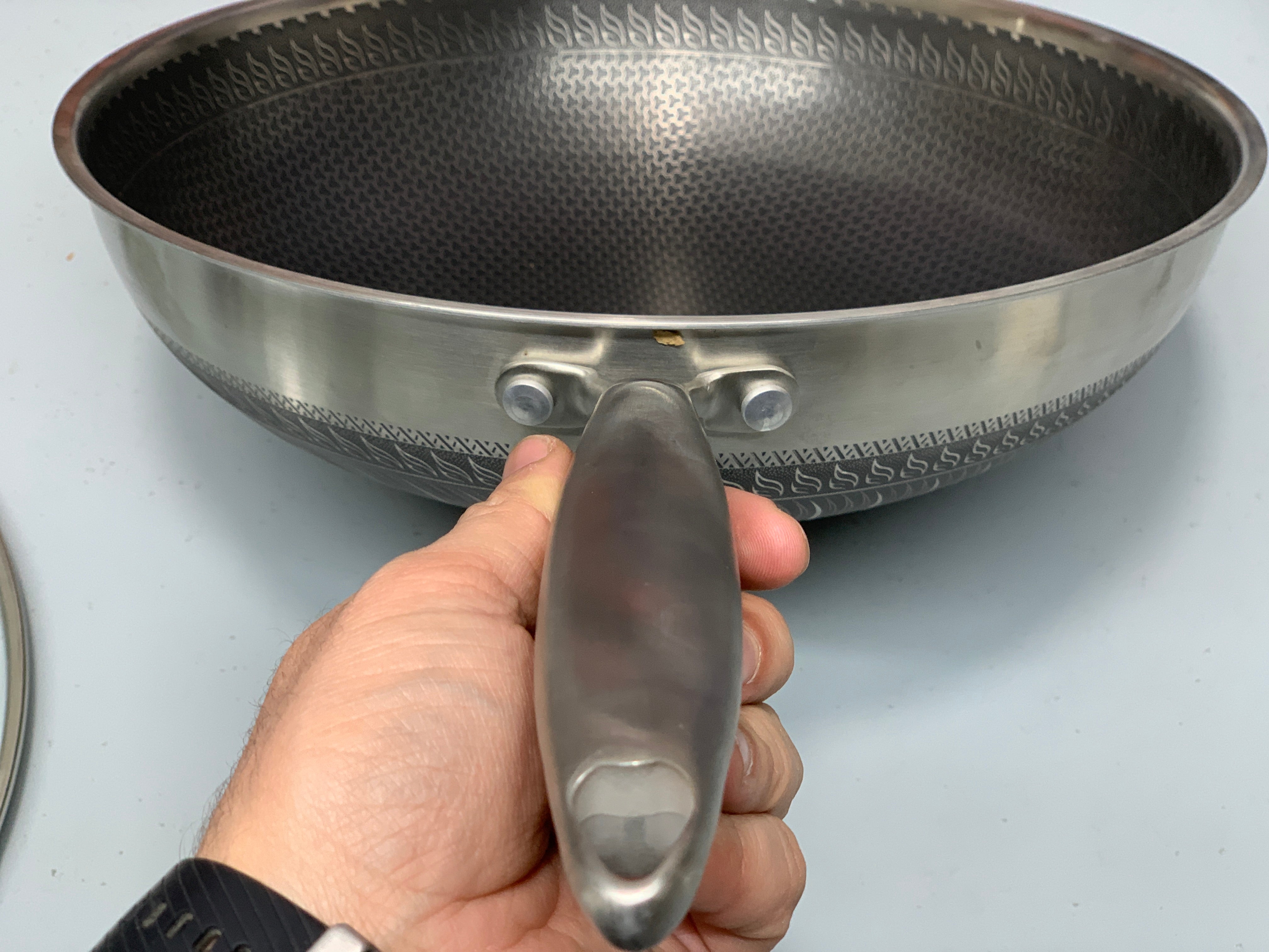 Laser Coating Deep Frying Pan 36cm Locknlock