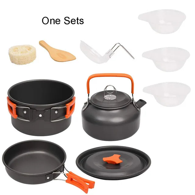 Folding Outdoor Cooking Set