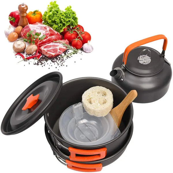 Folding Outdoor Cooking Set