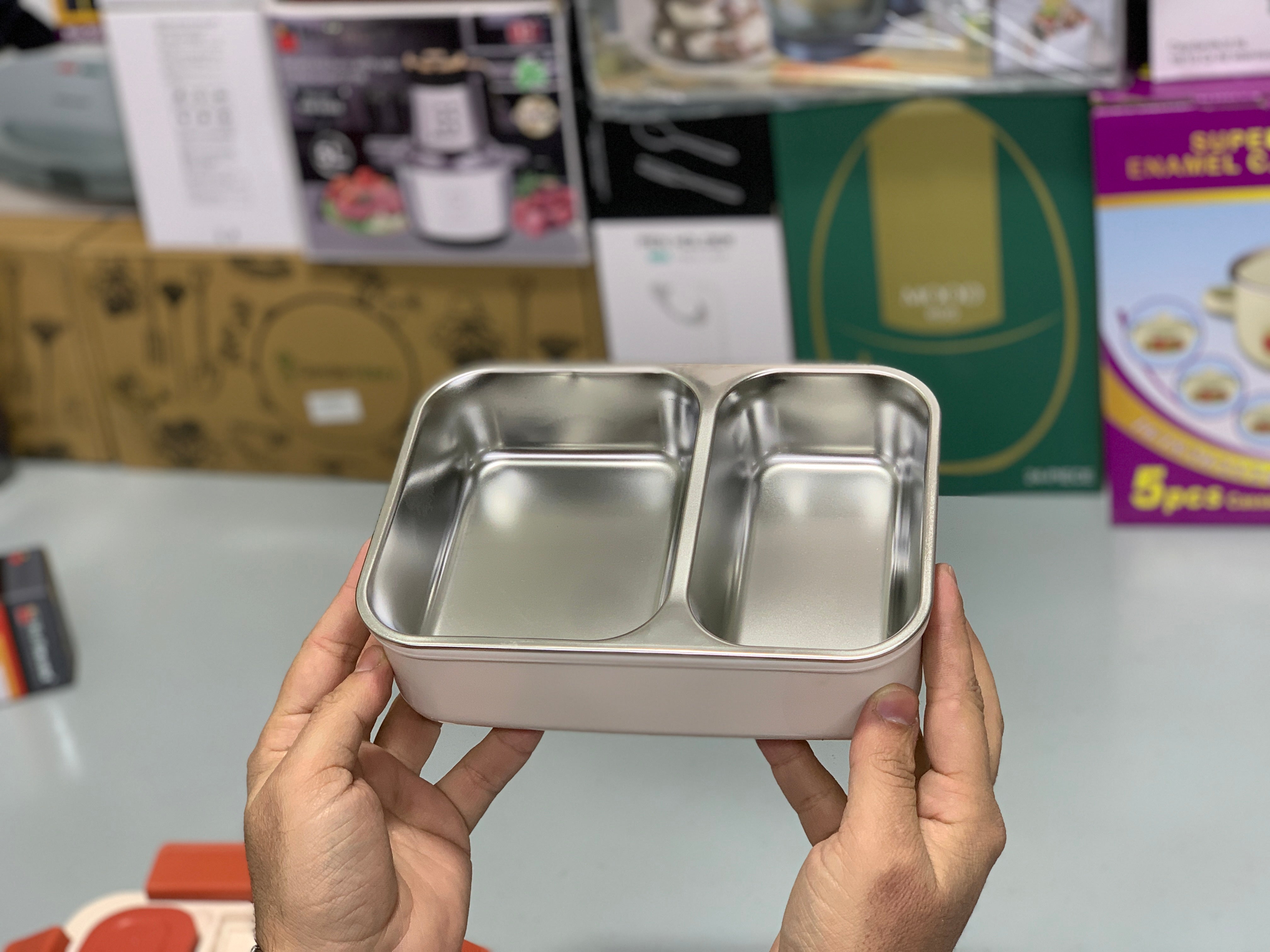 Kids Lunch Box with 2 Spoons and A tinny Container