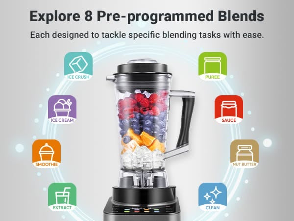 AMZCHEF’s 8 in 1 Professional Blender| 2000W