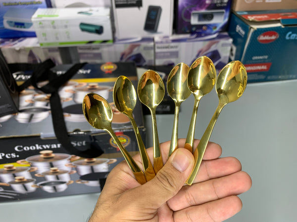 Golden Egg Tea Spoon