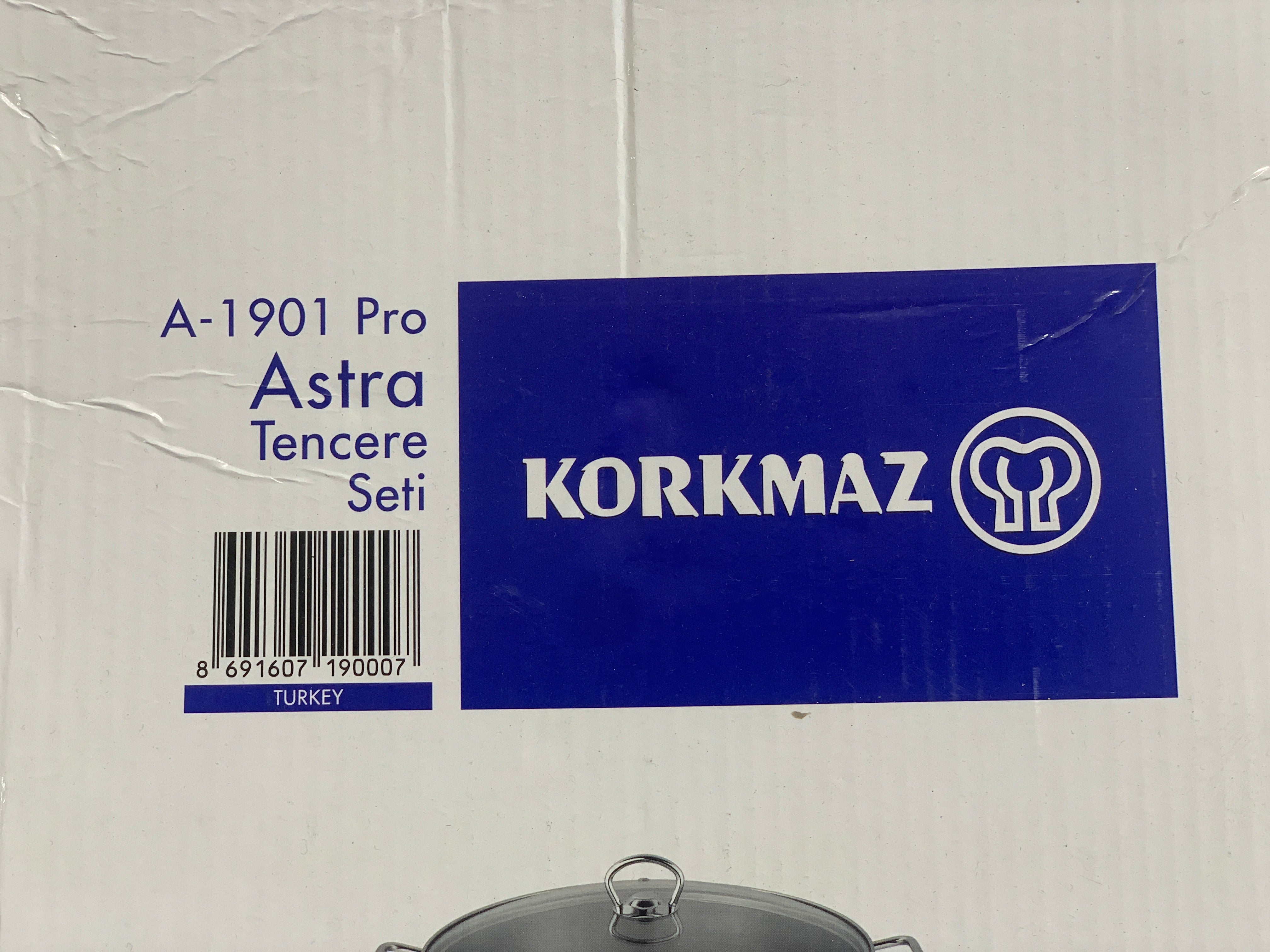 Korkmaz Turkish Original 10 Pieces Cookware Set Stainless Steel