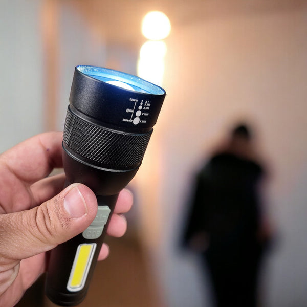 COBA P90 Rechargable LED Flashlight