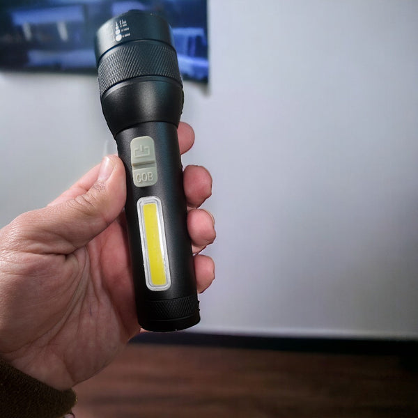 COBA P90 Rechargable LED Flashlight