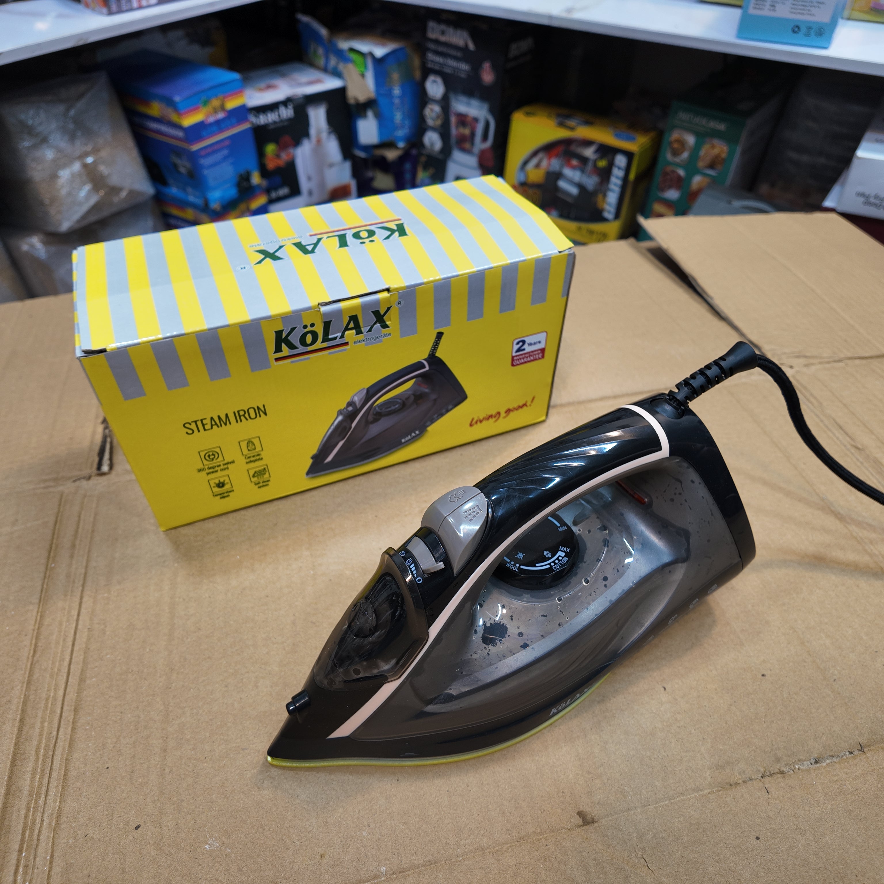 German Lot Imported Kolax 2400W Steam Iron