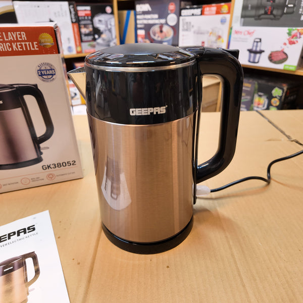 Geepas Double Layer 1.7L Electric Kettle GK38052