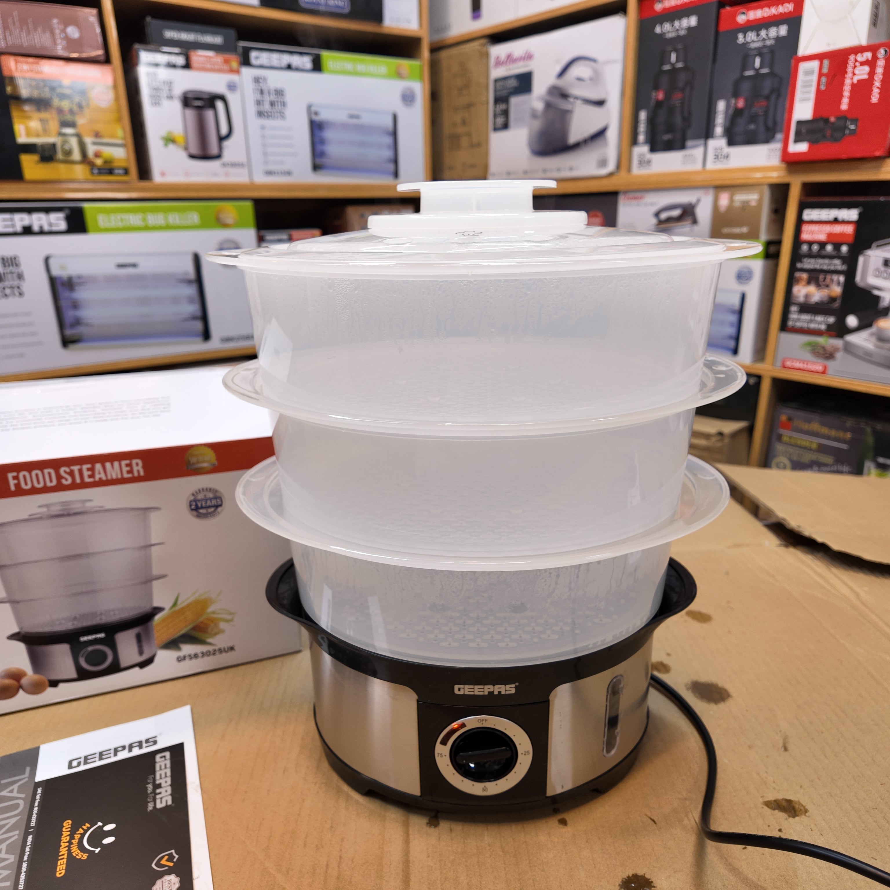 Geepas 12L Food Steamer GFS63025UK