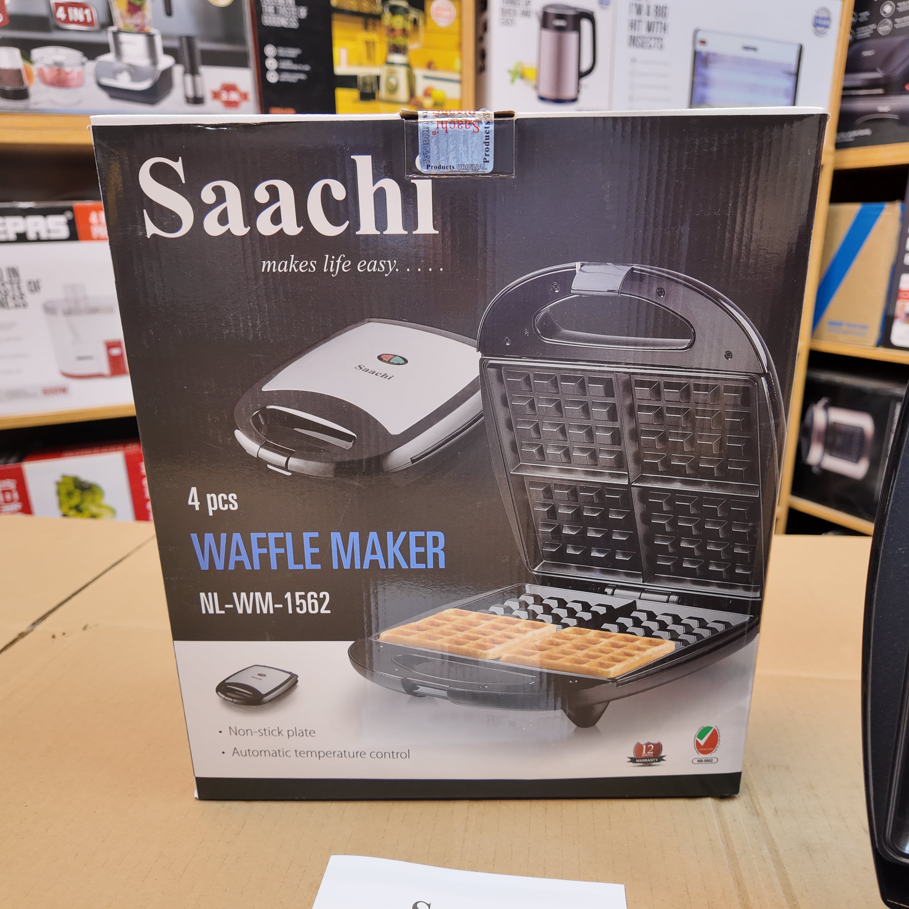 Dubai Lot Imported Saachi 4 Piece Waffle Maker