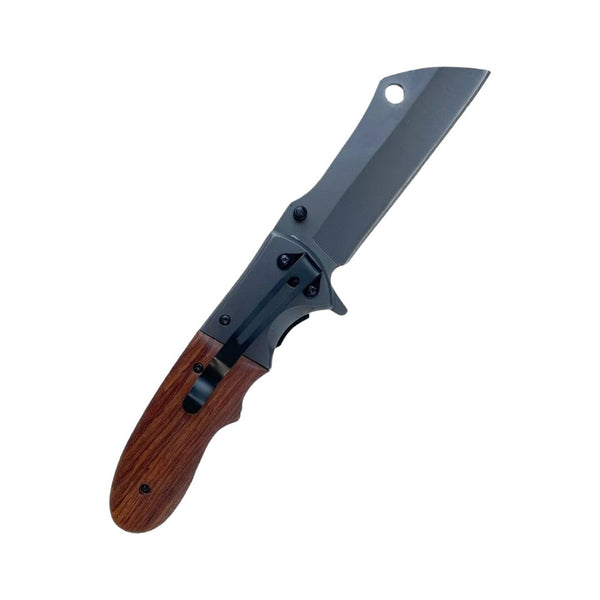 Boker Da104 Tactical Knife Titanium Blade Wood Handle