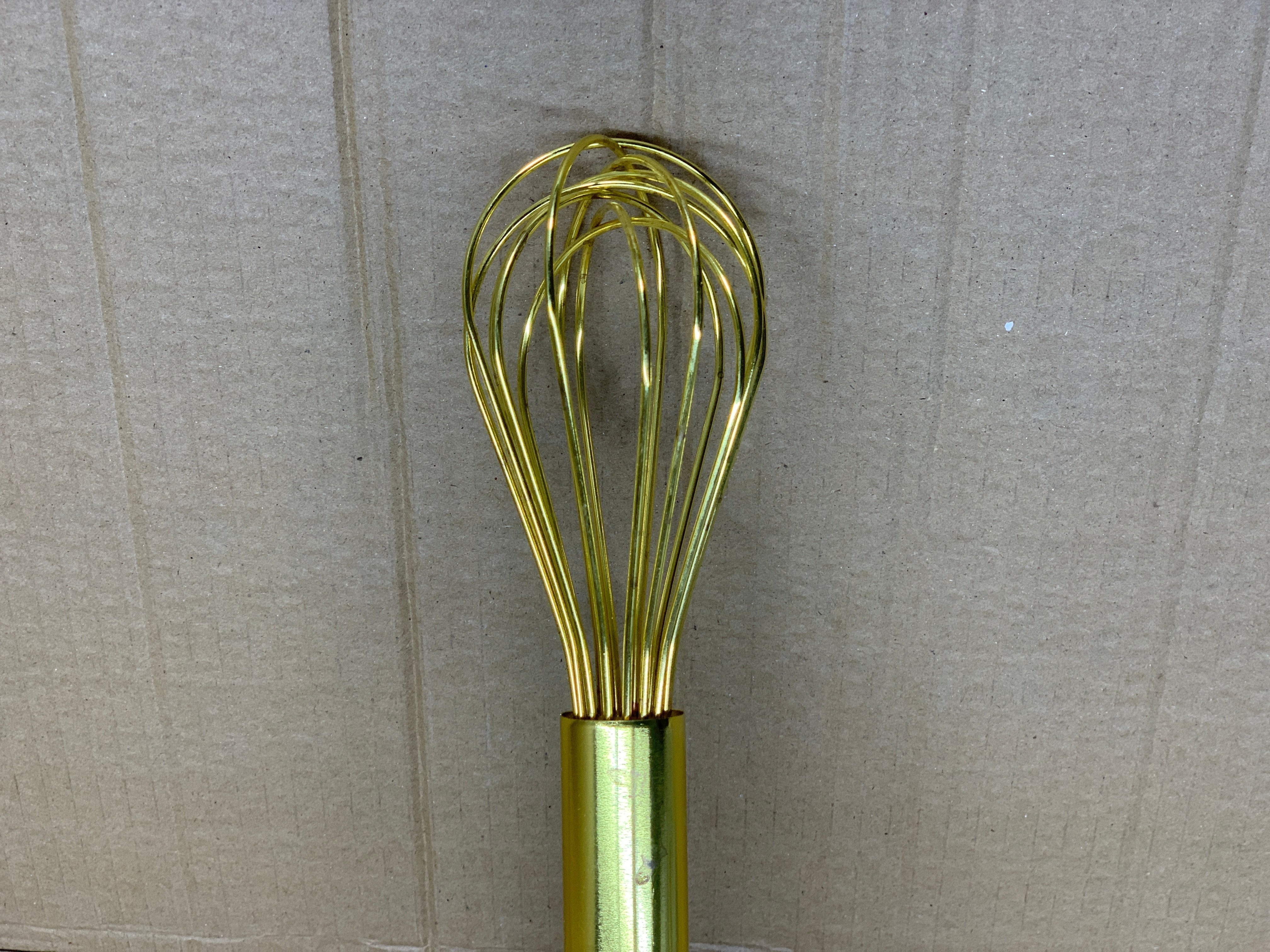 Stainless Steel Golden Hand Mixer and Shaker