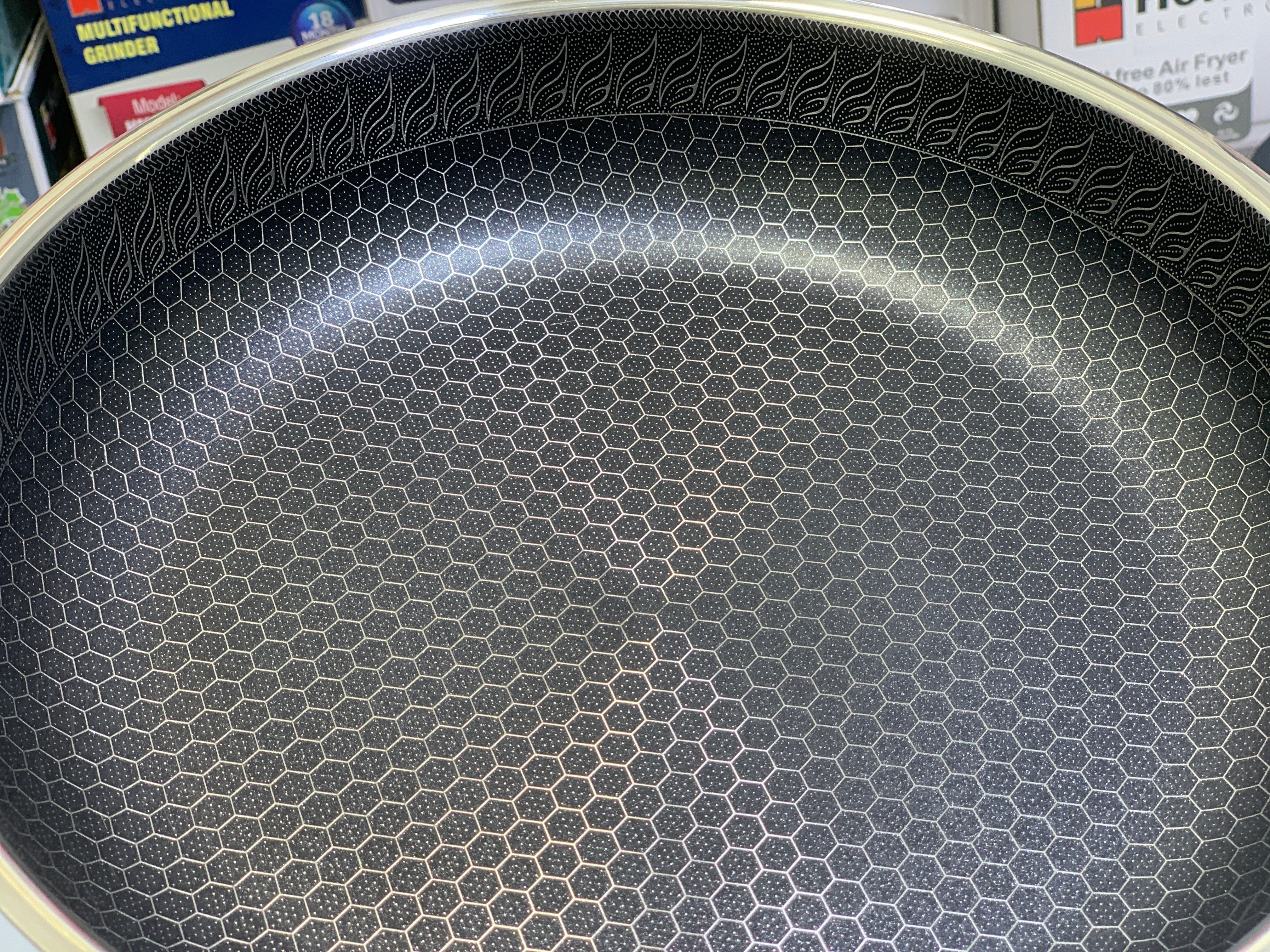 Laser coated Shallow fry pan