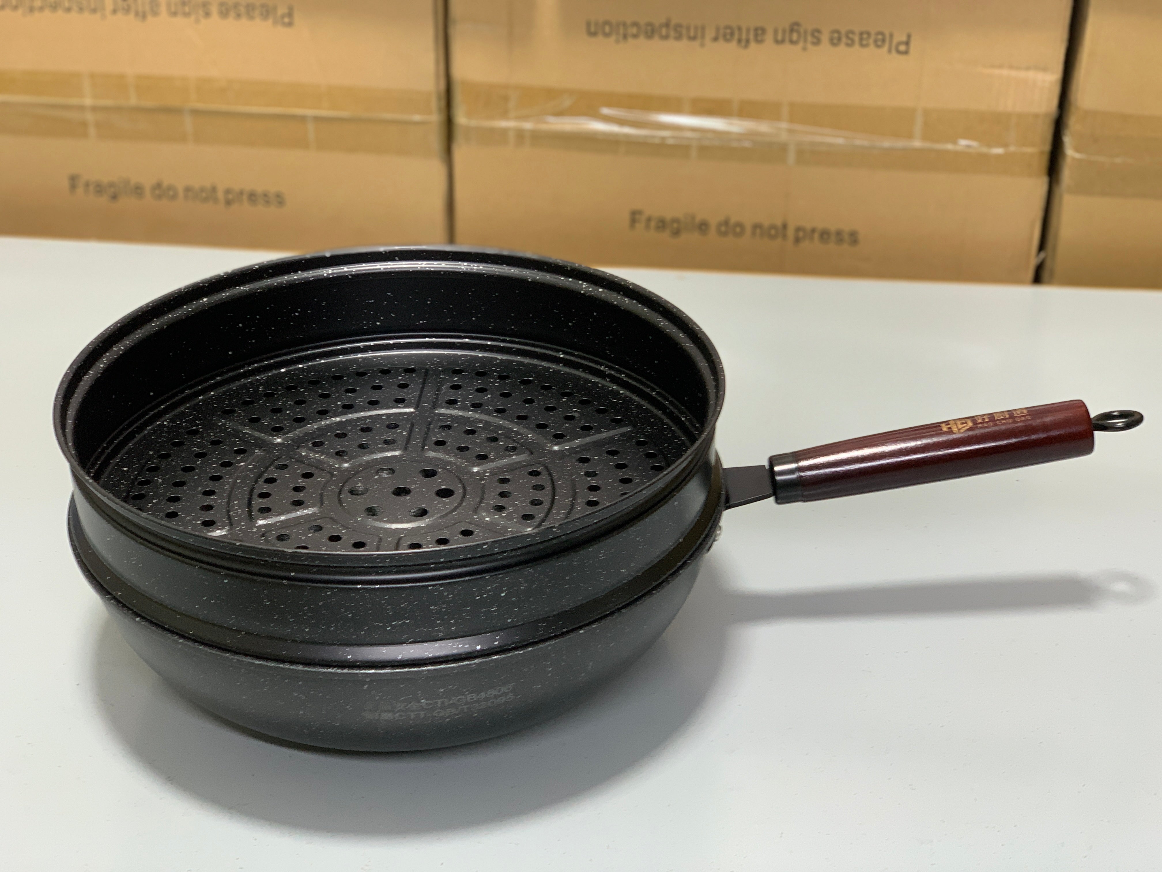 2 in 1 Frying Pan and Steamer  32cm