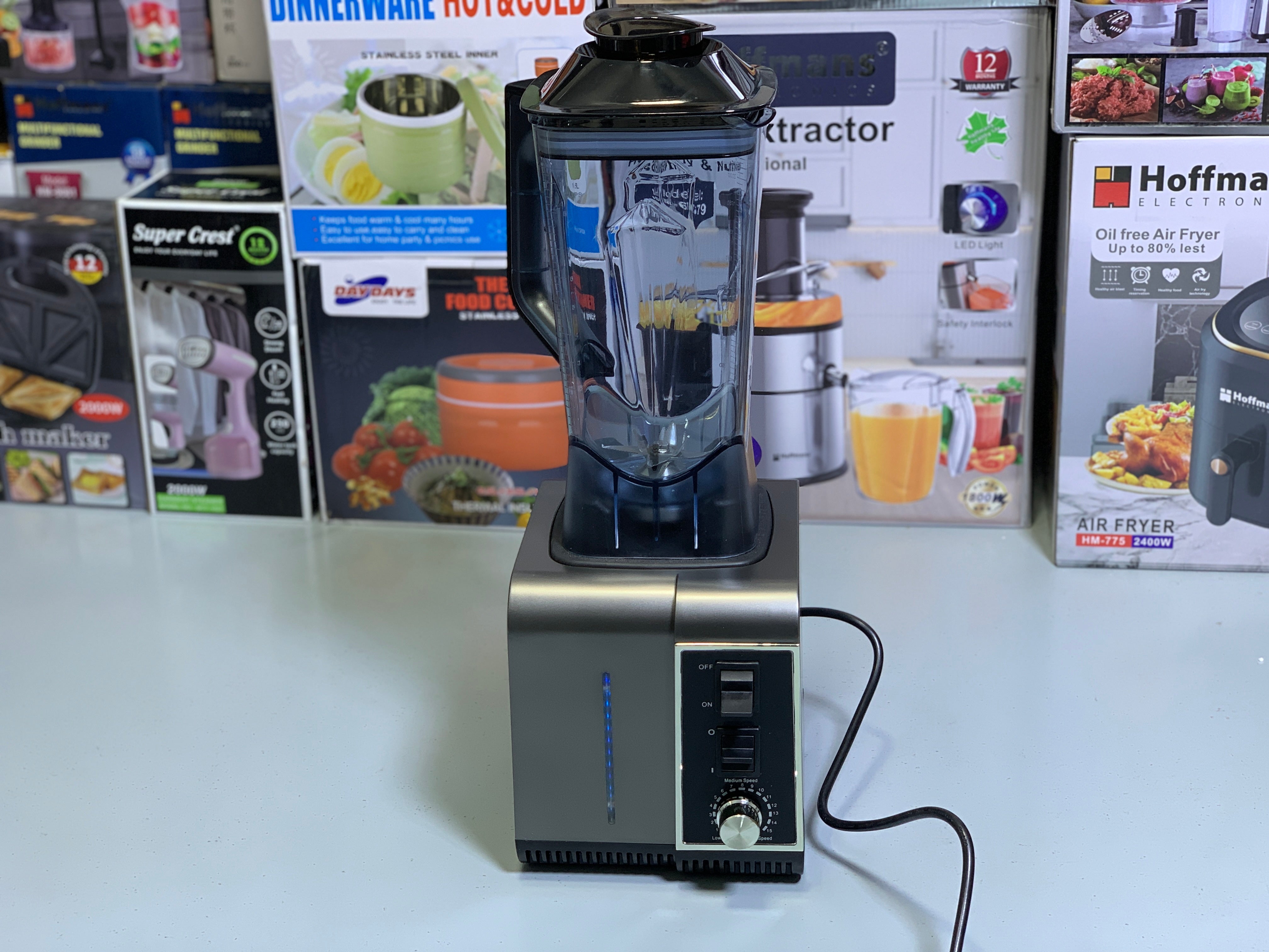 Super Crest Powerful Copper Motor 2.5L Juicer Blender Stainless Steel