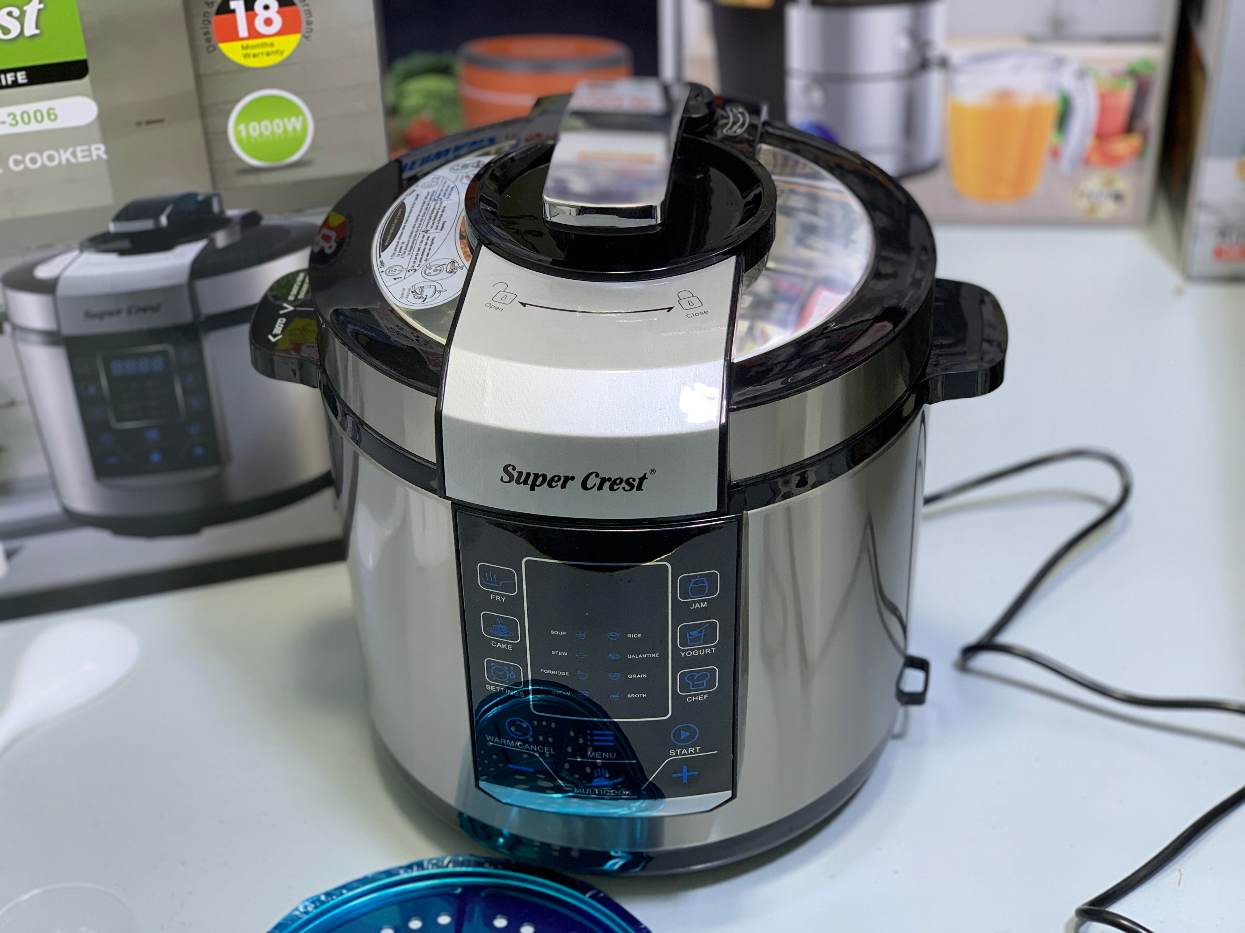 Super Crest Electric Pressure Cooker 1000w