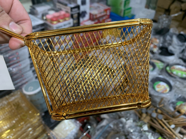 Golden French Fries Basket