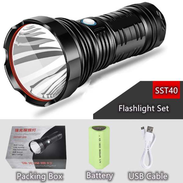 SST40 Glare Searchlight Torch Max 4000 Lumens